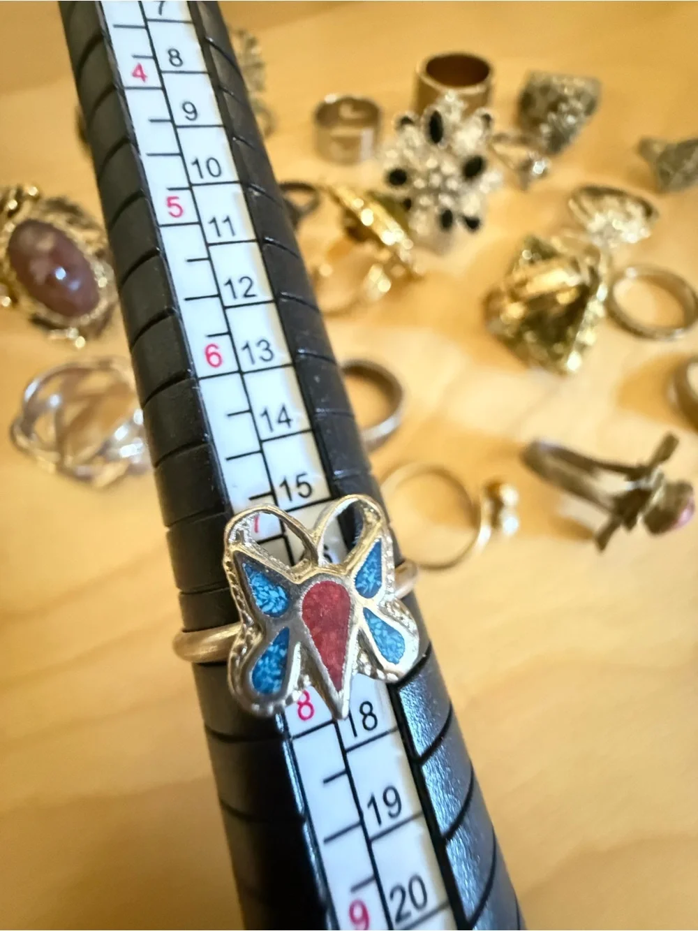 Vintage Old Costume Ring Lot